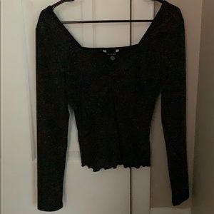 BRAND NEW American Eagle glitter top